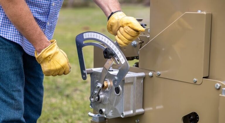 man adjusting legendare drill